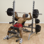Силовая стойка Body-Solid ProClub GPR370B для жимов и приседов со штангой (черная)