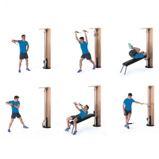 Многофункциональная силовая станция NOHrD SlimBeam, материал: ясень окрашенный Многофункциональная силовая станция NOHrD SlimBeam, материал: ясень окрашенный