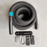 Тренировочный канат AEROBIS Battle Rope V2, длина 10 м, диаметр 40 мм, вес 9,4 кг, черный