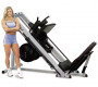 Профессиональная гакк-машина и жим ногами Body-Solid GLPH2100 под углом 45° на свободном весе, рельсовый