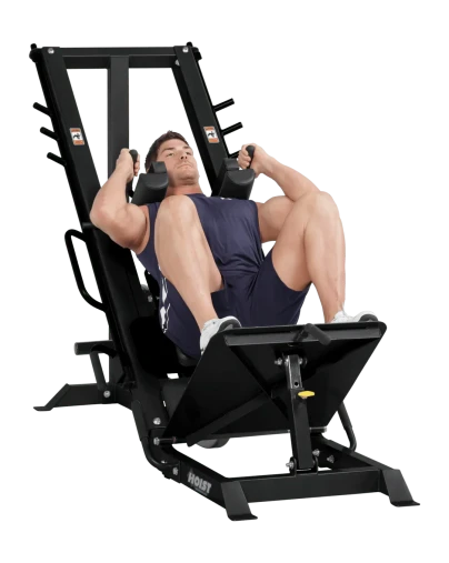 Жим ногами / Гак машина Hoist HF-4357 под углом 45 градусов на свободных весах