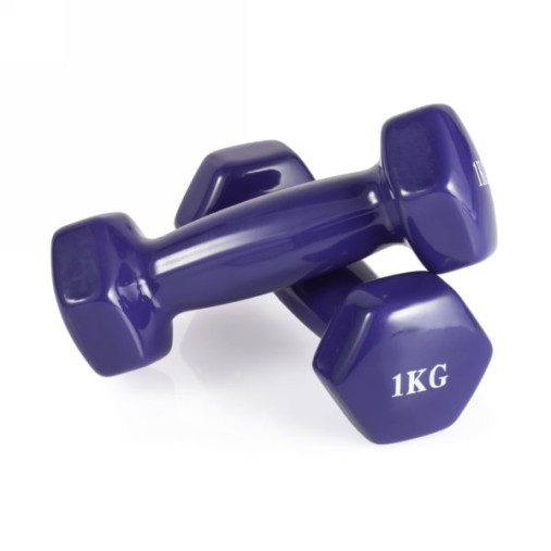 Пара гантелей в виниловой оболочке 1 кг VictoryFit VF-DV010 Пара гантелей в виниловой оболочке 1 кг VictoryFit VF-DV010