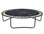 Батут Hasttings Air Game Basketball 8FT (2,44 м) с баскетбольным кольцом + внутренней сеткой и двухсторонним защитным матом (зеленый/синий)